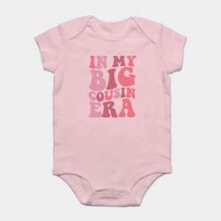 In my Big Cousin Era, Big Cousin Shirt,Funny Toddler Shirt,Trendy Kid Shirt,Pregnancy Reveal T-Shirt,Baby Announcement Shirt,Siblings Baby Bodysuit